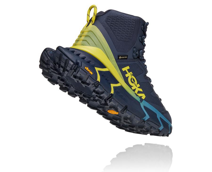 Botas De Montaña Hoka One One Mujer Azules - Tennine Hike Gore-Tex - WXDO52071